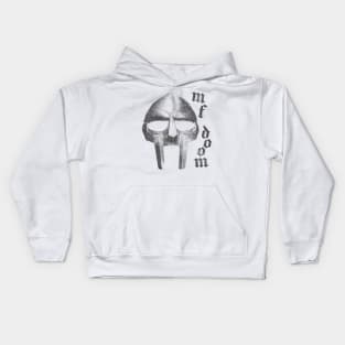 MF DOOM / Faded Vintage Aesthetic Kids Hoodie